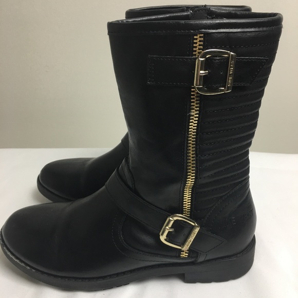 Girls Nine West Moto Boots - Picture 2 of 7